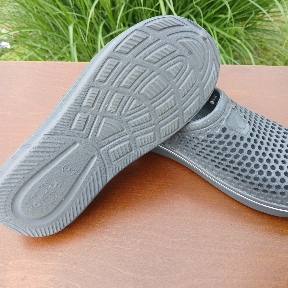 Gray Slip-On Clogs - Picture 7 of 9